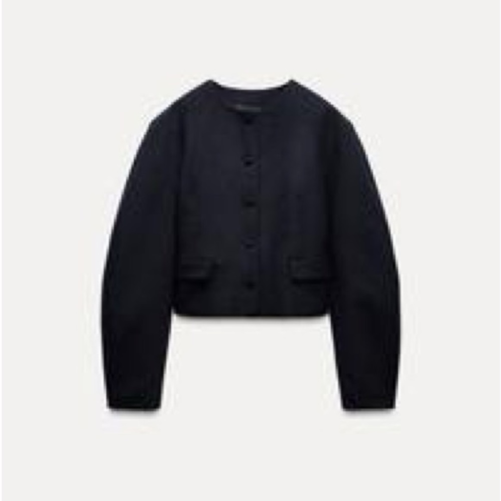 Zara Balloon Sleeve Jacket/Blazer size Small